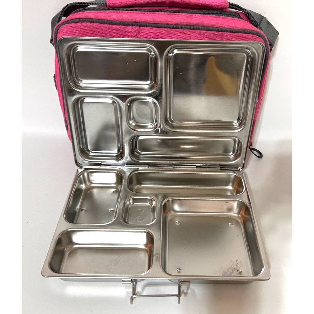 PLANETBOX Rover Stainless Steel 5 Compartment Bento Lunch Box Bag